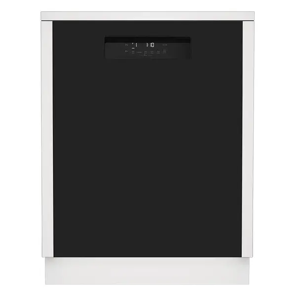 Blomberg DWT52600BIH 24 inch Built-In Tall Tub Front Control Dishwasher with 14 Place Settings, 5 Level Wash, 6 Programs, 48 dBA Noise Level, Concealing Heating Element (Black)