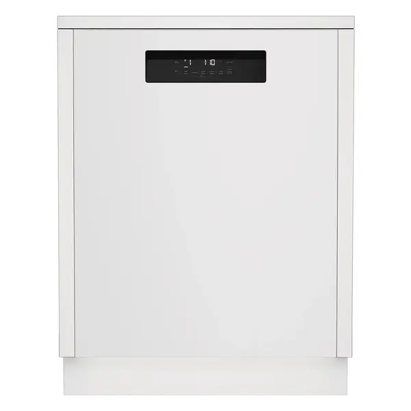 Blomberg DWT52600WIH 24 inch Built-In Tall Tub Front Control Dishwasher with 14 Place Settings, 5 Level Wash, 6 Programs, 48 dBA Noise Level, Concealing Heating Element (White)
