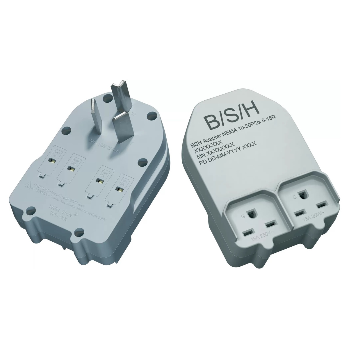 Bosch WTZPA30US Dryer Adaptor 240V NEMA 10-0R 3 PRONG TO 6-15R