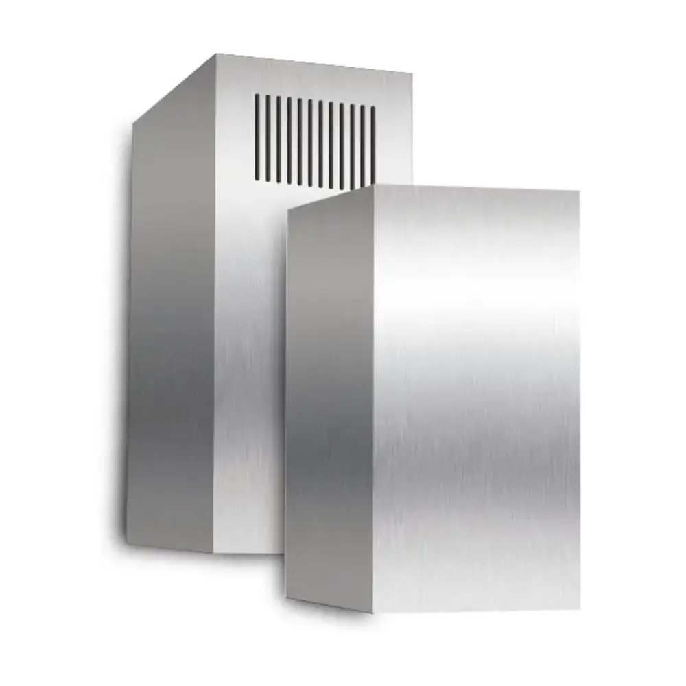 XO XOEDCQ2 Telescoping Duct Cover for Ceilings up to 10′ High – Fits all XOQ Models, in Stainless Steel