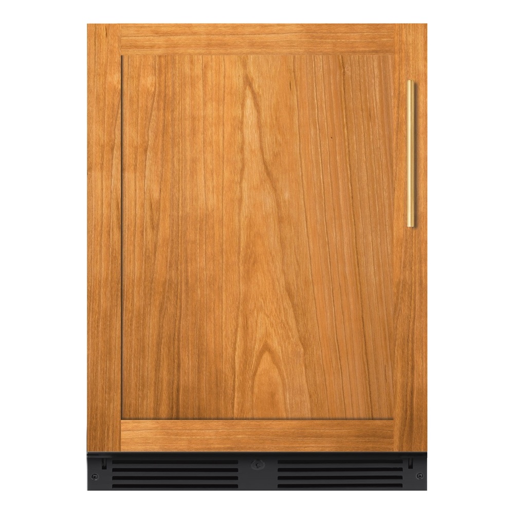 XO XOU24WDZOFL 24 inch Undercounter Dual Zone Wine Cooler with 46 Bottle Capacity, Telescoping Racks, Tri Color Led Lighting, Secure Door Lock, in Panel Ready (Left Hinge)