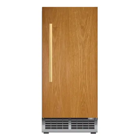 XO XOUIM1565OP 15 inch Outdoor Gourmet Ice Maker with 65 lb Daily Production, 27 lb Storage Capacity, Front Venting, in Panel Ready (Yes)