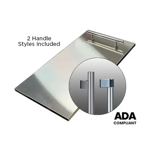 XO XOUIM15SDA ADA Height Stainless Steel Door Panel