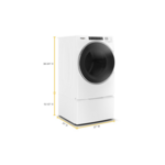Whirlpool WED8620H 27" Front Load Electric Dryer with 7.4 cu. ft. Capacity, Intuitive Controls, Steam Refresh Cycle, EcoBoost™ Option