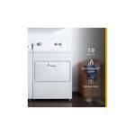 Whirlpool WGD4850HW 29" Gas Dryer with 7.0 cu. ft. Capacity, AutoDry™ Drying System, Hamper Door, Wrinkle Shield™ Option in White
