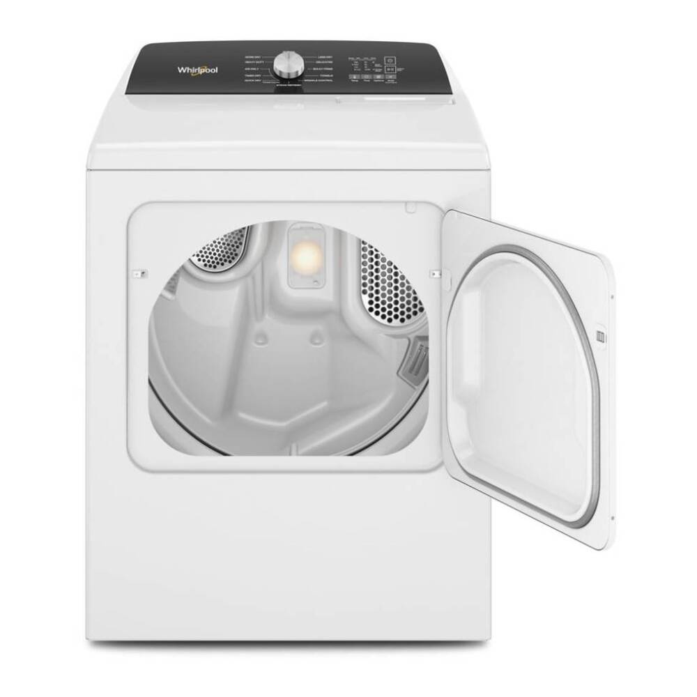 Whirlpool WGD5050LW 29" Gas Dryer with 7.0 cu. ft. Capacity, Moisture Sensing, Wrinkle Shield™ Option, Steam Refresh Cycle in White