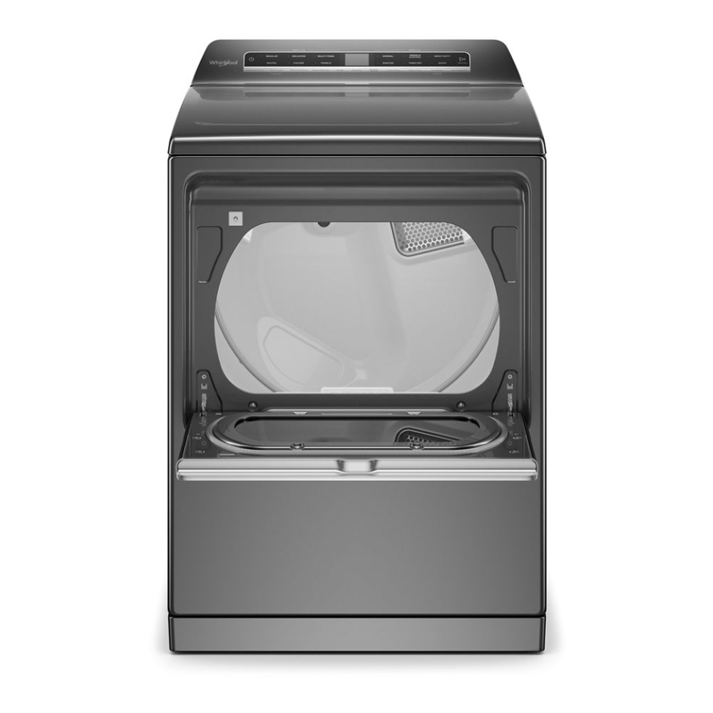 Whirlpool WGD8127L 27" Gas Dryer with 7.4 cu. ft. Capacity, Advanced Moisture Sensing, EcoBoost™ Option, Static Reduce Option