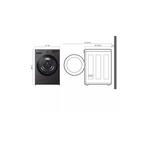 LG WM6500H 27" Smart Front Load Washer with 5.0 cu. ft. Capacity, LCD Digital Dial Control , TurboWash™ 360°, Built-in intelligence