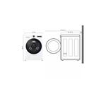 LG WM6500H 27" Smart Front Load Washer with 5.0 cu. ft. Capacity, LCD Digital Dial Control , TurboWash™ 360°, Built-in intelligence