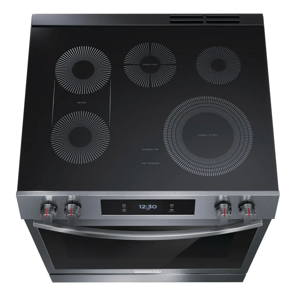 Frigidaire-GCFE3060BD-top tilted view