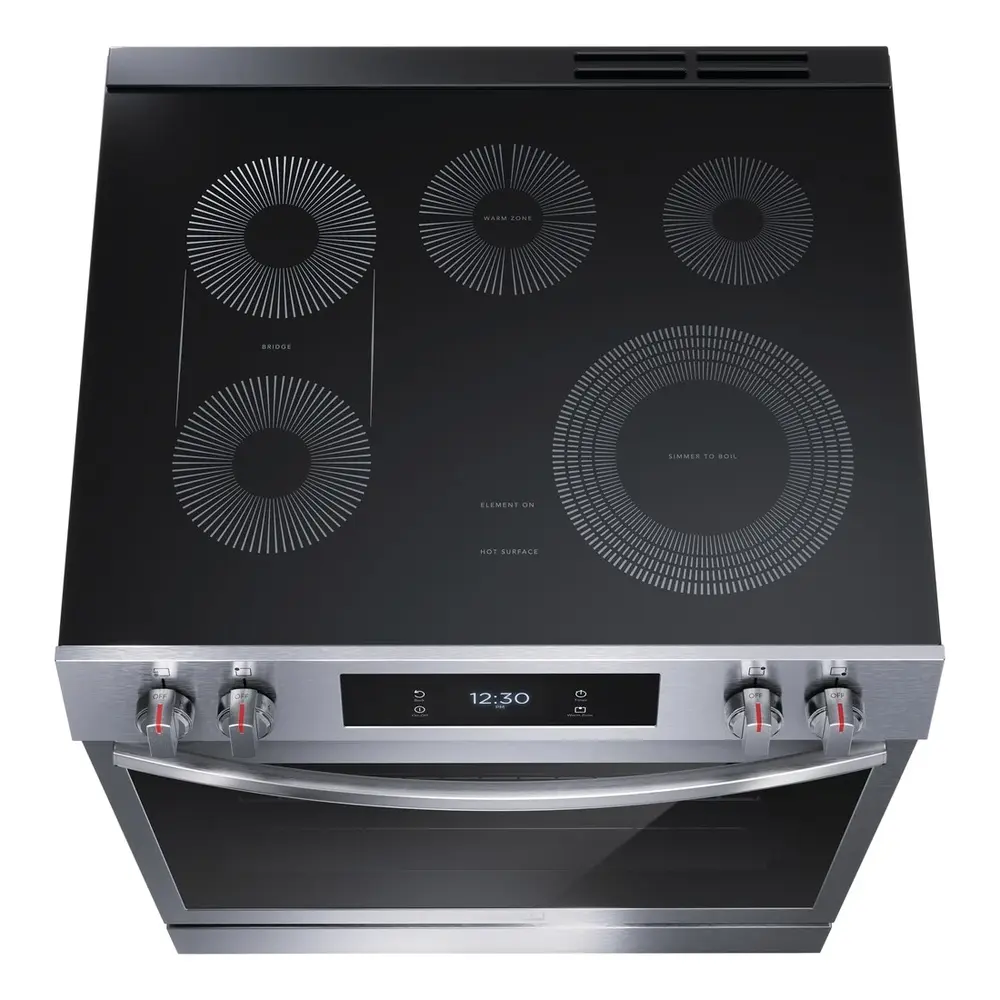 Frigidaire-GCFE3060BF-tilted top view