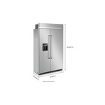 kitchenaid-KBSD708MPS-view with dimensions
