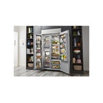 Kitchenaid-KBSD708MPS-view with both doors open showing the freshness