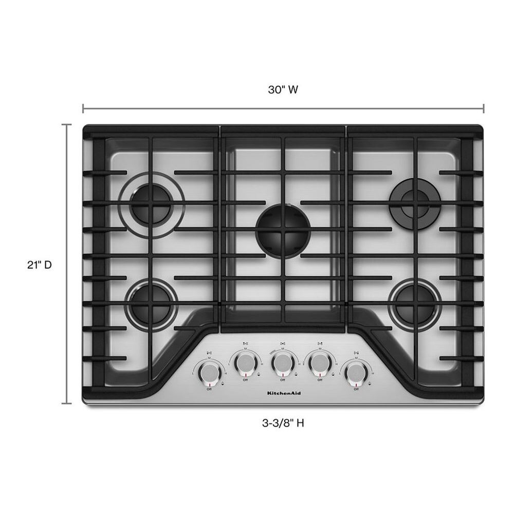 KitchenAid-KCGS350ESS-dimension view