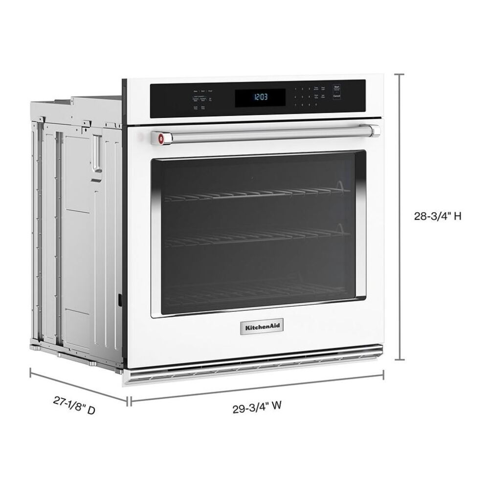 KitchenAid-KOES530PWH-Dimension View