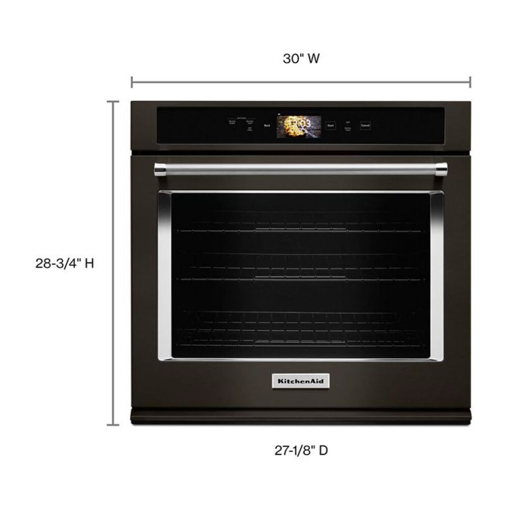 KitchenAid-KOSE900HBS-Dimension View