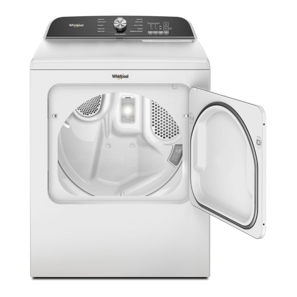 Whirlpool WGD6150P 29" Gas Dryer with 7 cu. ft. Capacity, Moisture Sensing, Steam Refresh Cycle, Static Reduce Option