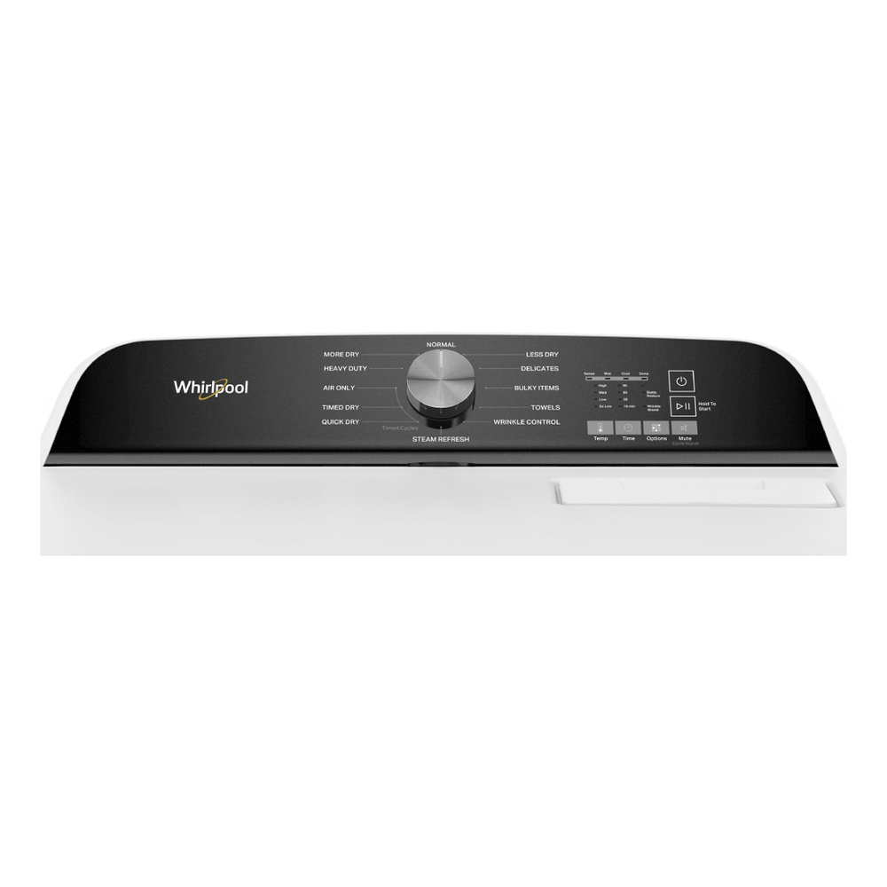 Whirlpool WGD6150P 29" Gas Dryer with 7 cu. ft. Capacity, Moisture Sensing, Steam Refresh Cycle, Static Reduce Option