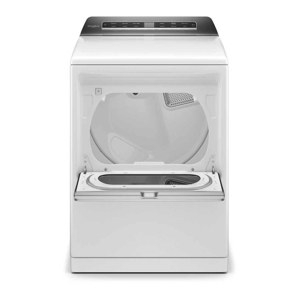 Whirlpool WGD8127L 27" Gas Dryer with 7.4 cu. ft. Capacity, Advanced Moisture Sensing, EcoBoost™ Option, Static Reduce Option