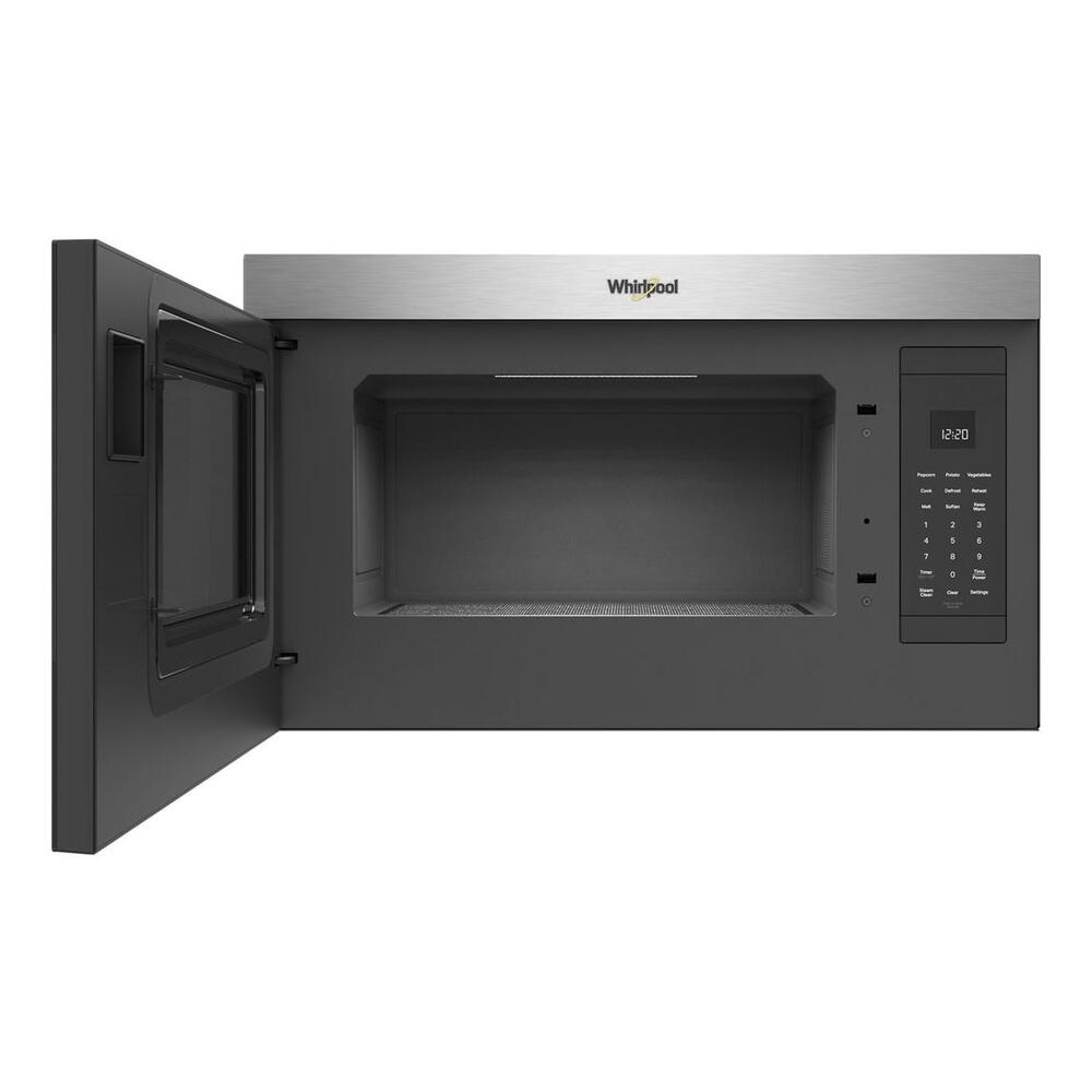 Whirlpool WMMF5930PZ 30 inch Flush Mount Built In Microwave with 300 CFM 1.1 cu. ft. Capacity 1000 Watts Cooking Power LCD Display Steam Clean Fingerprint Resistant Stainless Steel Homery