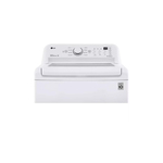 LG WT7000CW 27" Top Load Washer with 4.5 cu. ft. Capacity, TurboDrum™ Technology, 6Motion™ Technology, ColdWash™ Technology, in White