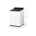 LG WT8405C 27" Top Load Washer with 5.5 cu. ft. Capacity, EasyUnload™, EasyUnload™ & AI Sensing, TurboWash3D® Technology