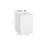 Whirlpool WTW4850HW 28" Top Load Washer with 3.9 cu. ft. Capacity, Quick Wash Cycle, Smooth Impeller, Soaking Cycles, in White