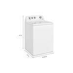 Whirlpool WTW4855HW 28" Top Load Washer with 3.8 cu. ft. Capacity, Quick Wash Cycle, 360 Wash Agitator, Extra Rinse Options, in White