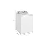 Whirlpool WTW4950HW 27" Top Load Washer with 3.9 Capacity, 12 Cycles, Quick Wash Cycle, Delicates Cycle, in White
