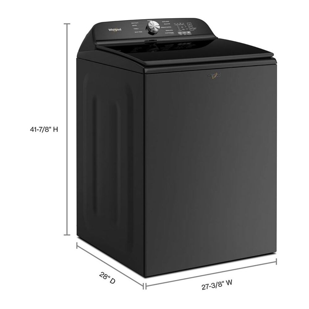 Whirlpool WTW6150P 28" Top Load Washer with 5.3 cu. ft. Capacity, Deep Water Wash Option, Smooth Impeller, Lid Lock, 10 Wash Cycles