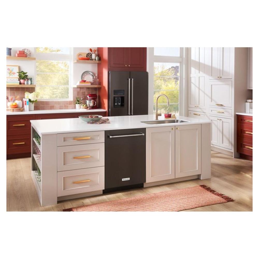 KitchenAid-KDTM804KBS-Modern Kitchen Workspace with Dishwasher