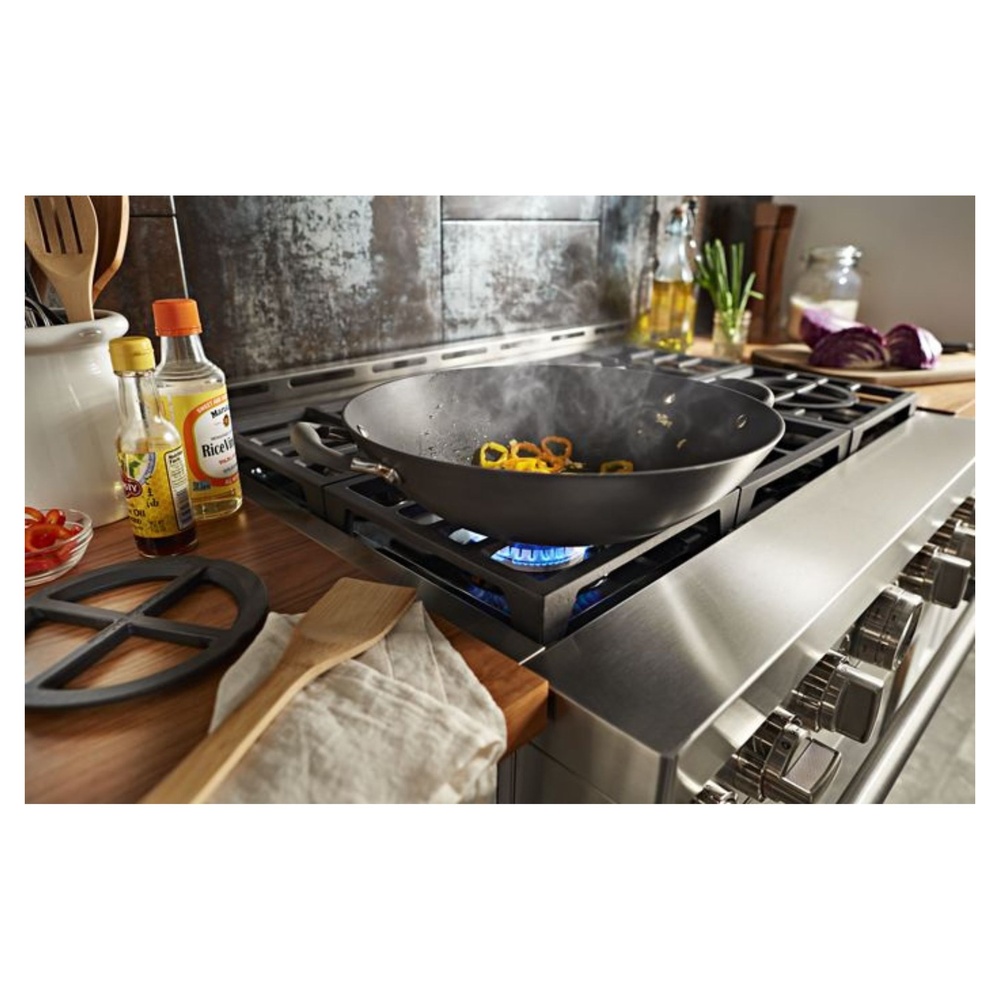 KitchenAid-KFGC506JIB-top view with utensils