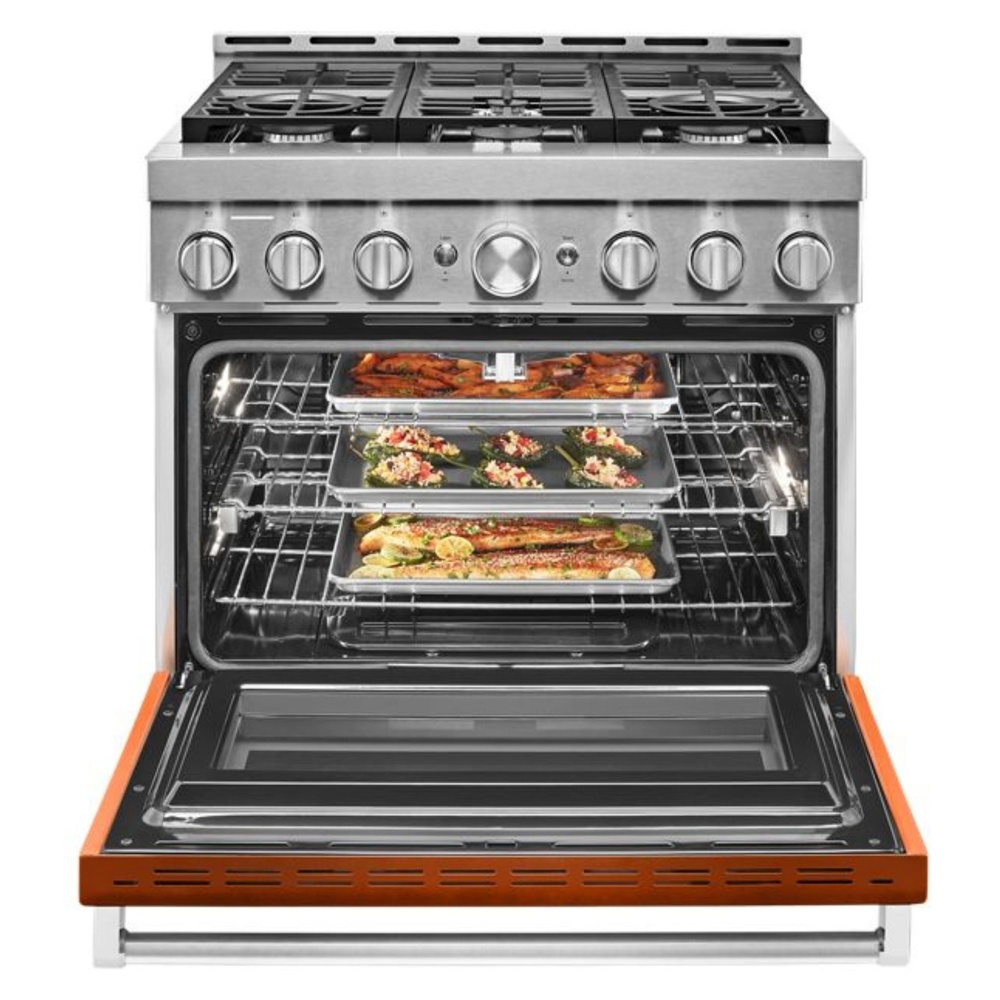 KitchenAid-KFGC506JSC-open view with food items