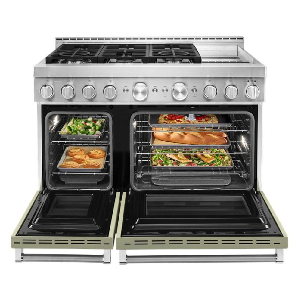 KitchenAid-KFGC558JAV-open view with food items