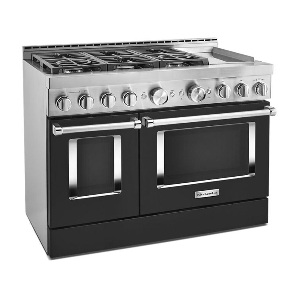 KitchenAid-KFGC558JBK-side tilted view