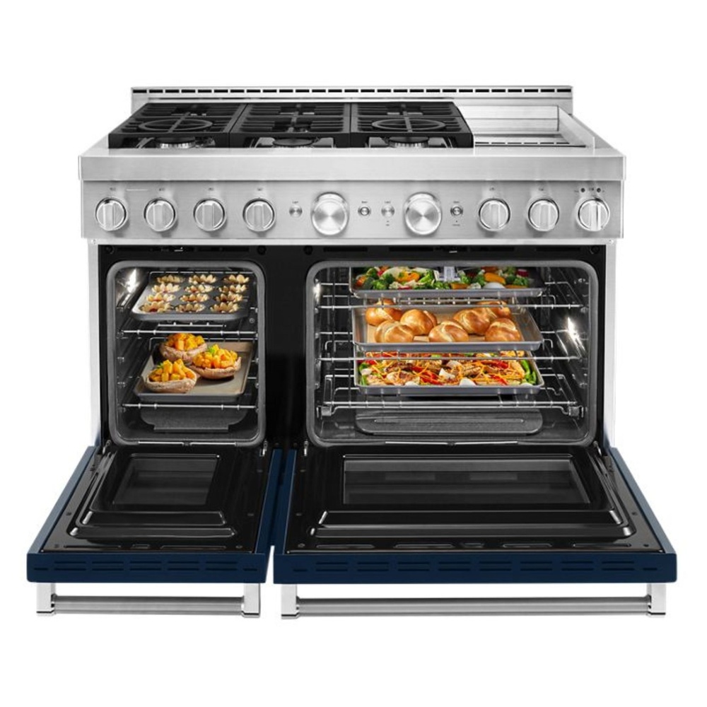 KitchenAid-KFGC558JIB-open view with food items