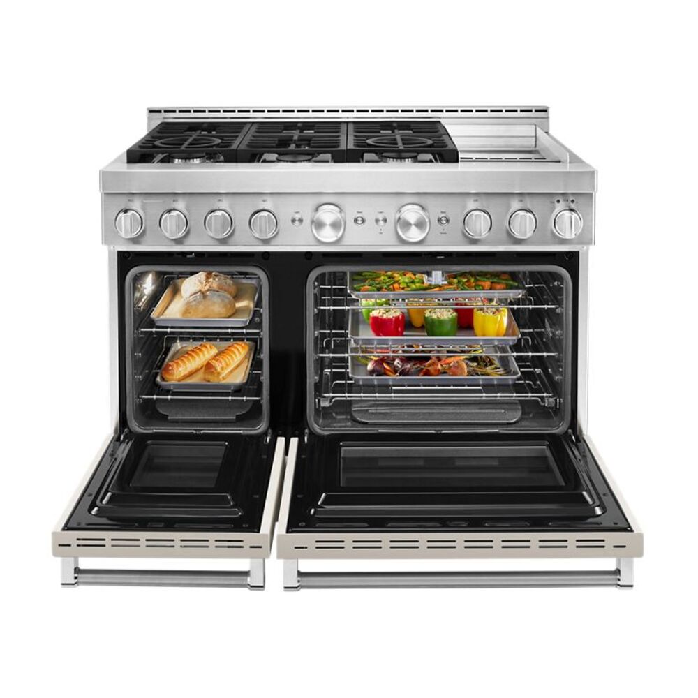 KitchenAid-KFGC558JMH-open view with food items