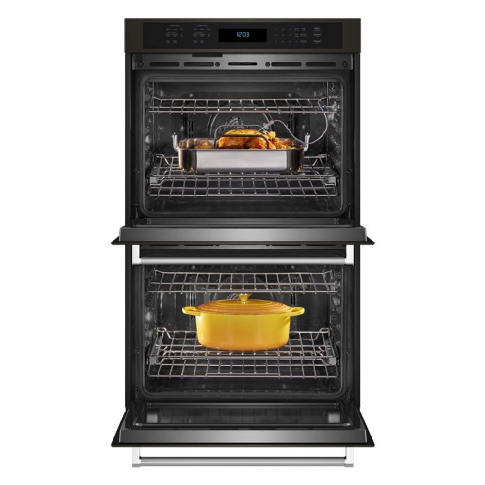 KitchenAid-KOED527PBS-open view with food items