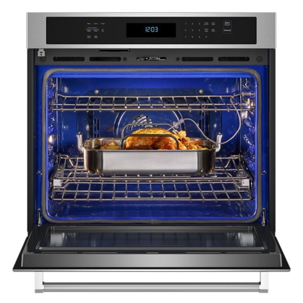 KitchenAid-KOES530PPS-open view with food items