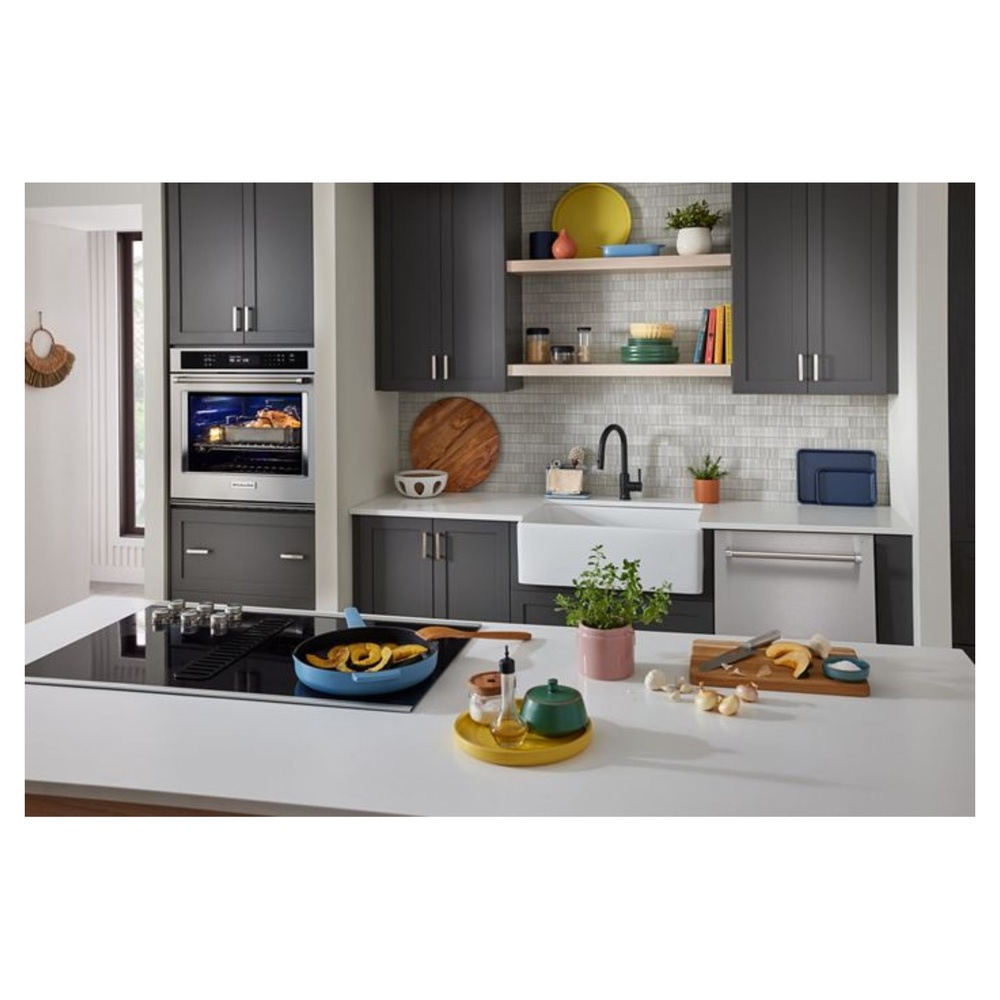KitchenAid-KOES530PPS-Modern Kitchen Workspace with oven