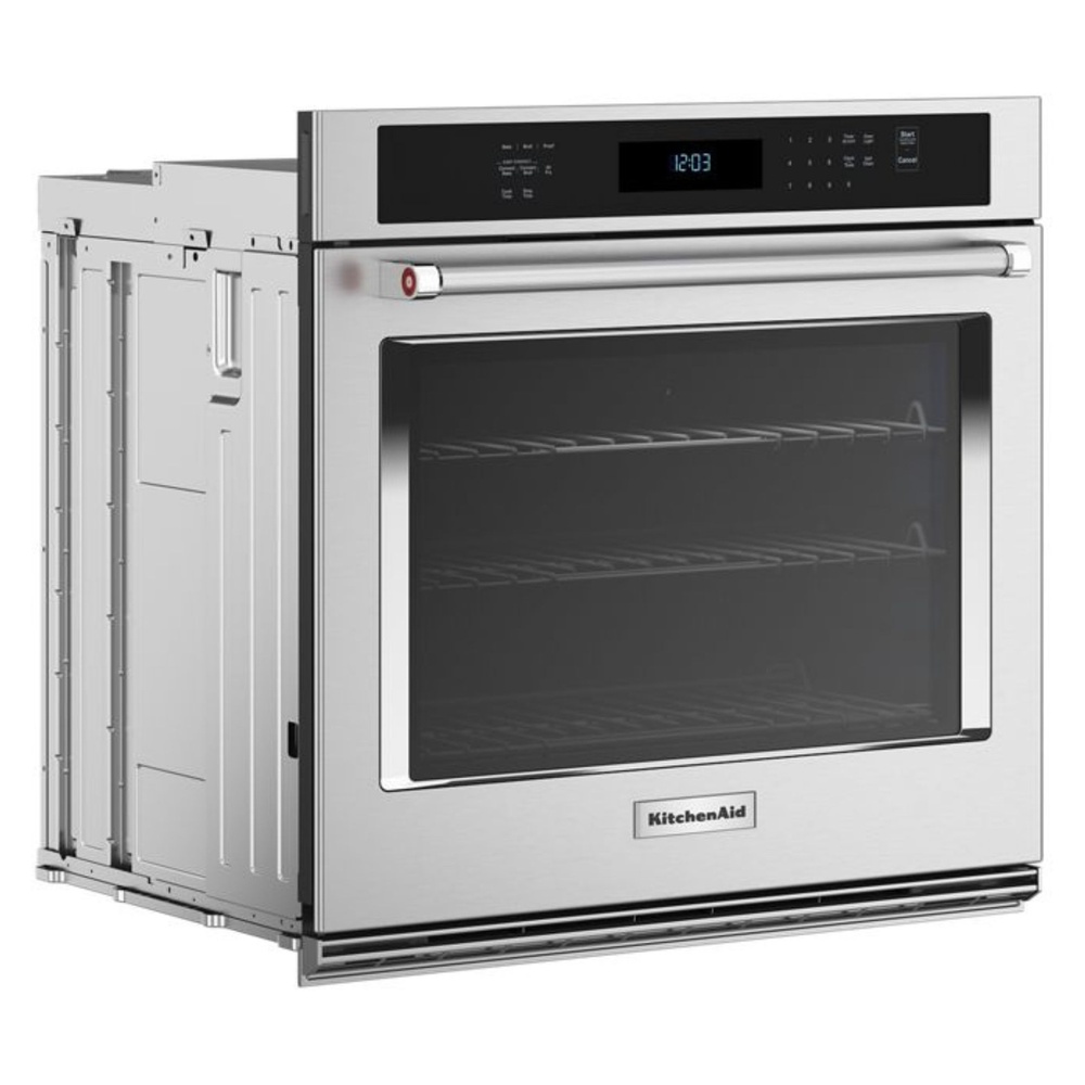KitchenAid-KOES530PPS-front tilted view