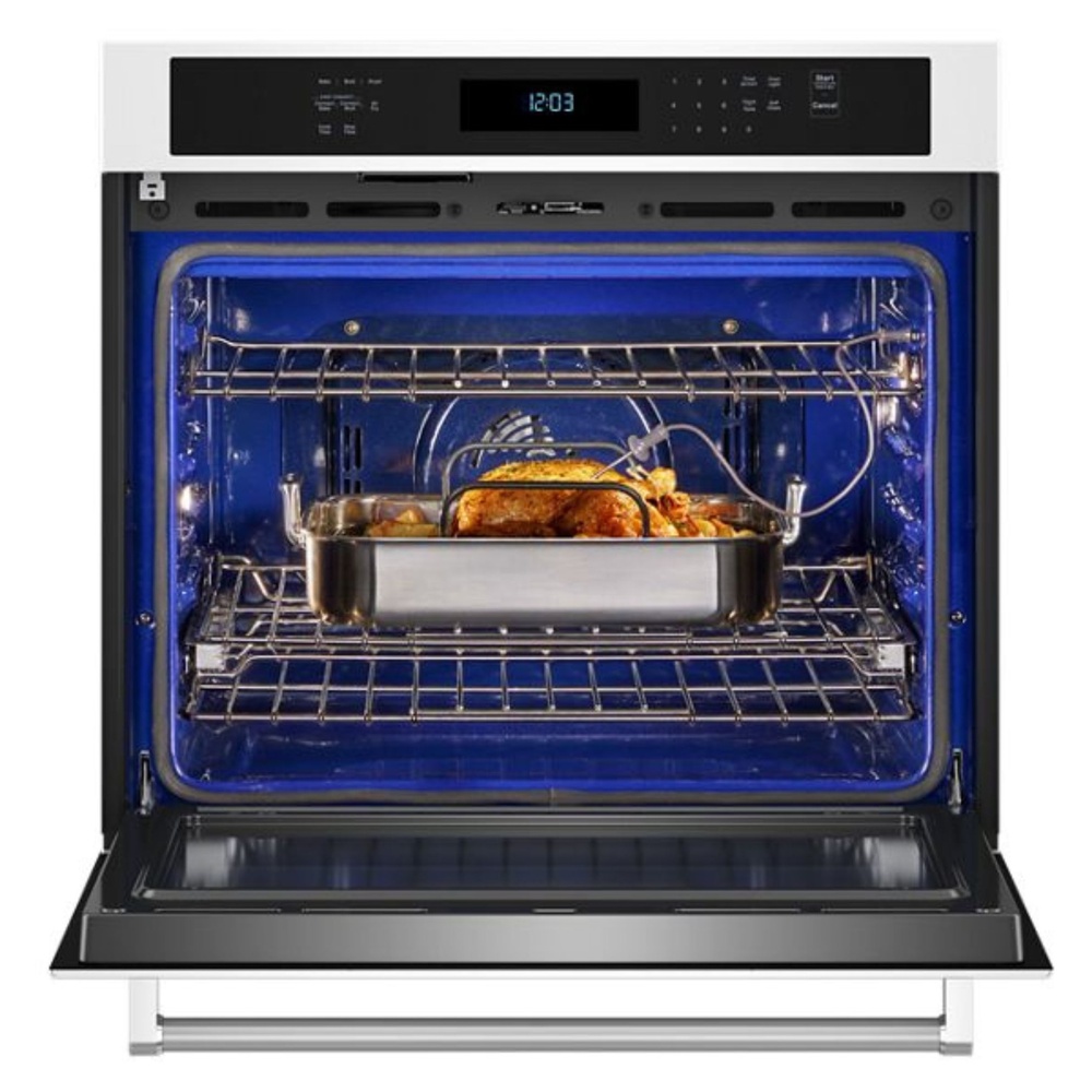 KitchenAid-KOES530PWH-open view with food items