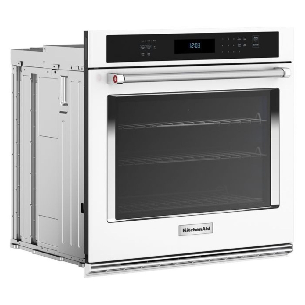 KitchenAid-KOES530PWH-side tilted view