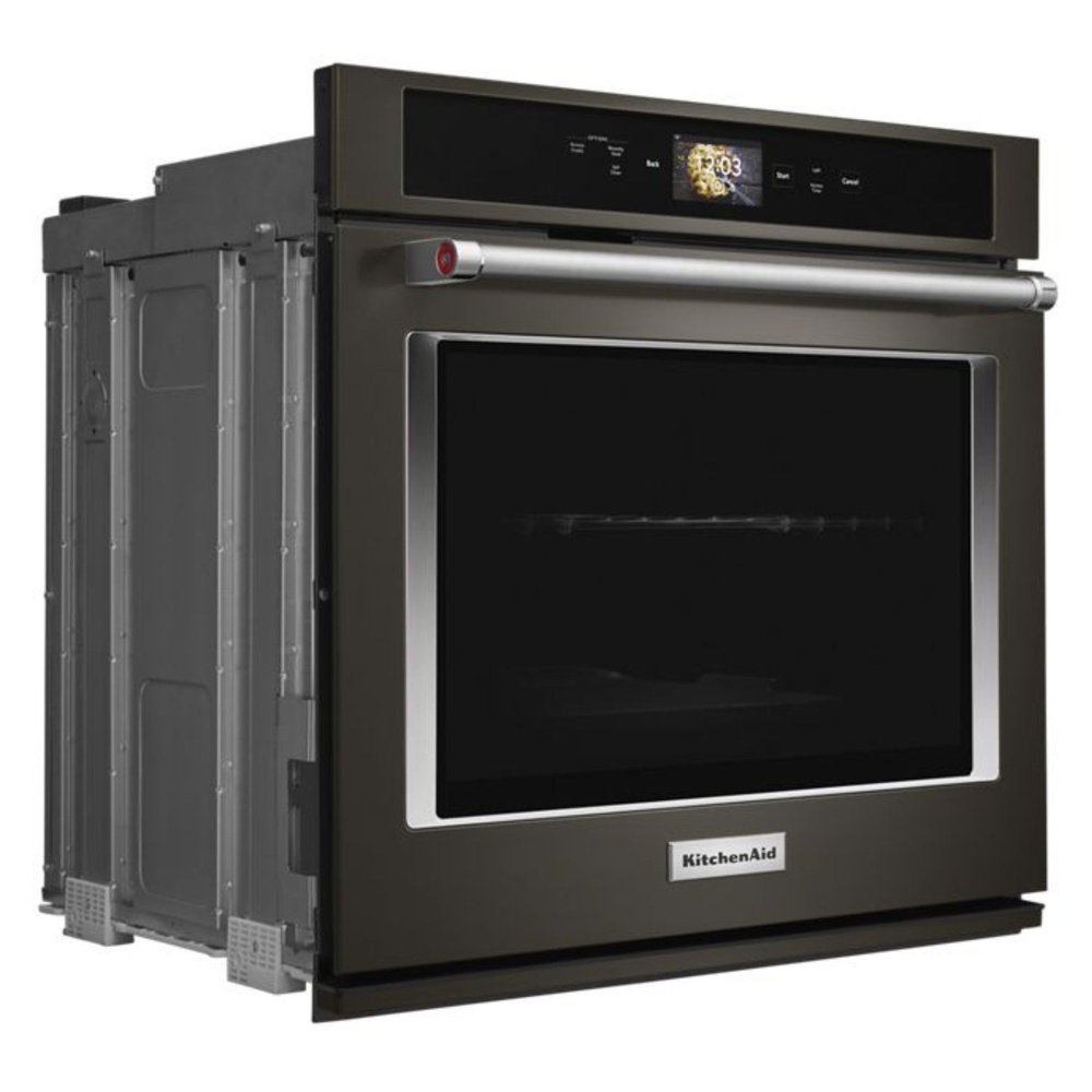KitchenAid-KOSE900HBS-front tilted view