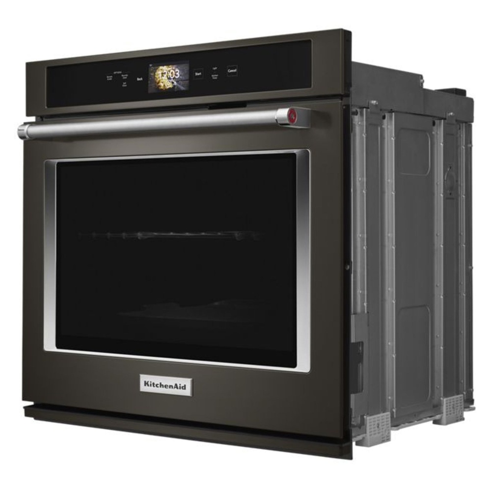 KitchenAid-KOSE900HBS-side tilted view