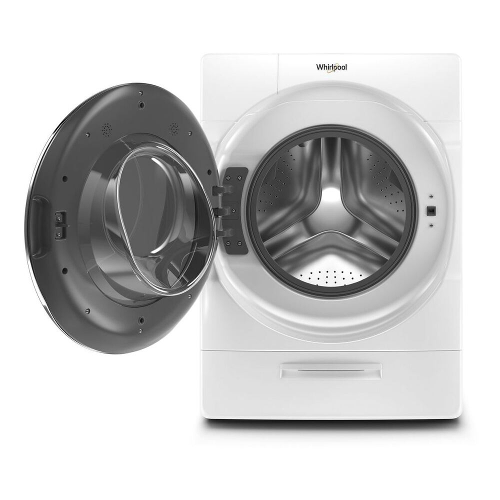 Whirlpool WFW9620H 27" Smart Front Load Washer with 5 cu. ft. Capacity, Enhanced Troubleshooting, Control Lock Mode, 35 Wash Cycles, 5 Temperature Settings