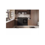 LG-DLE8400BE-modern kitchen with dryer