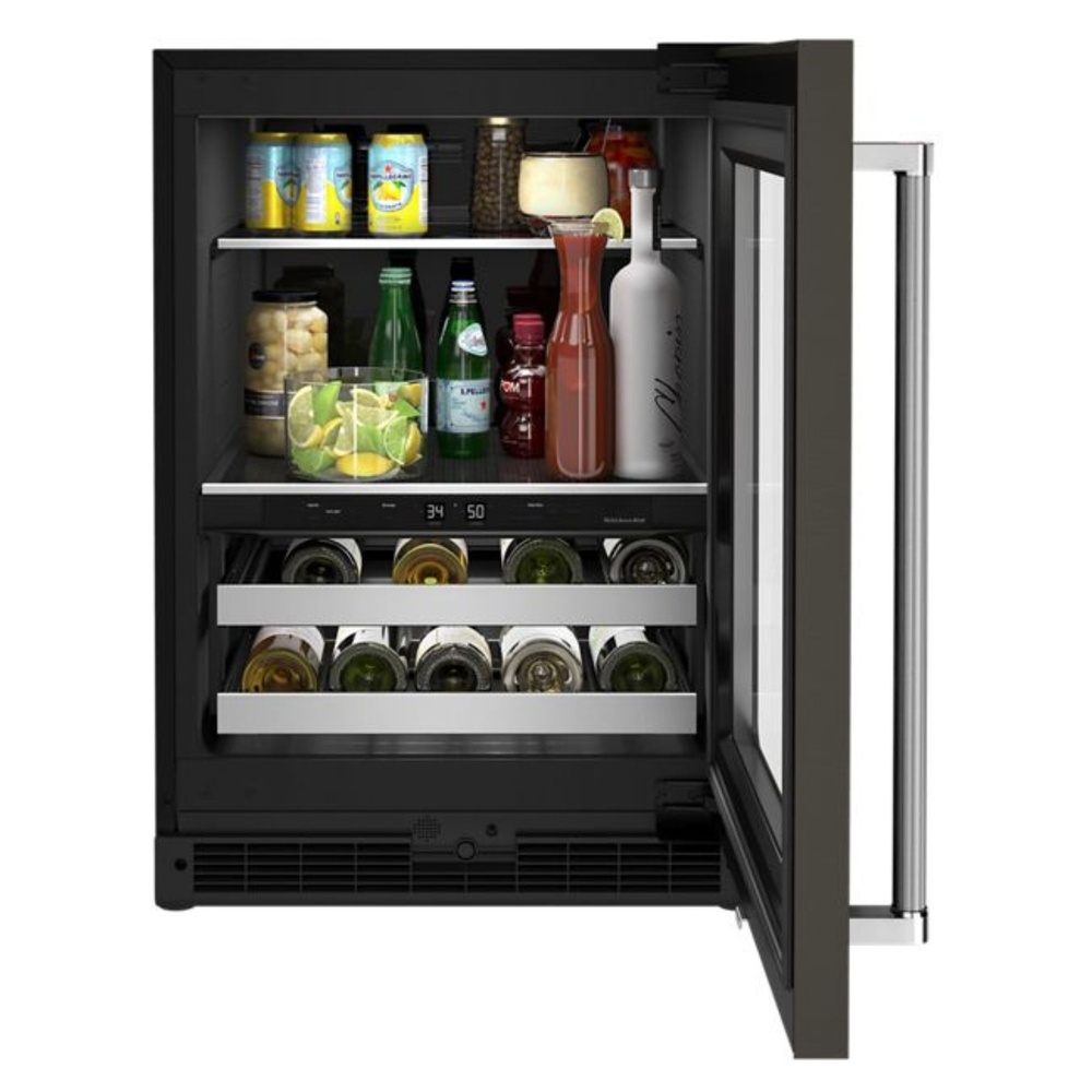 KitchenAid-KUBR314KBS-open view with beverages