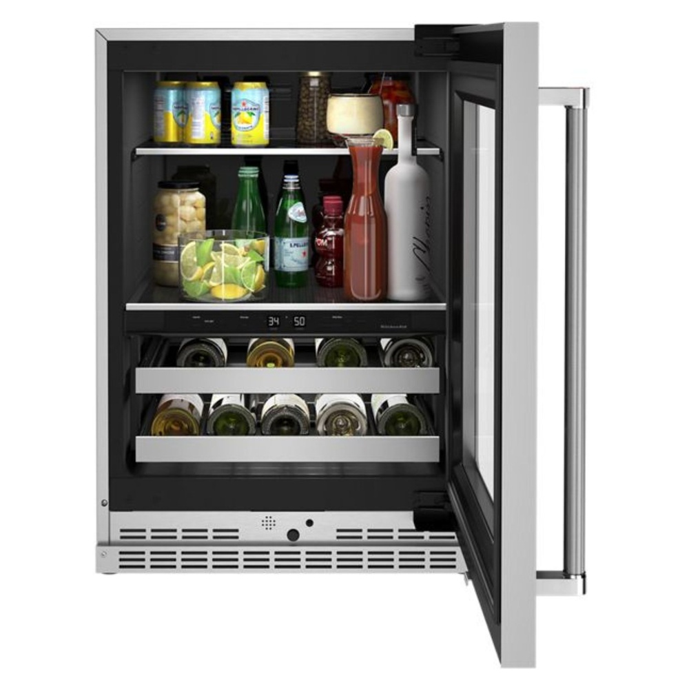 KitchenAid-KUBR314KSS-open view with beverages