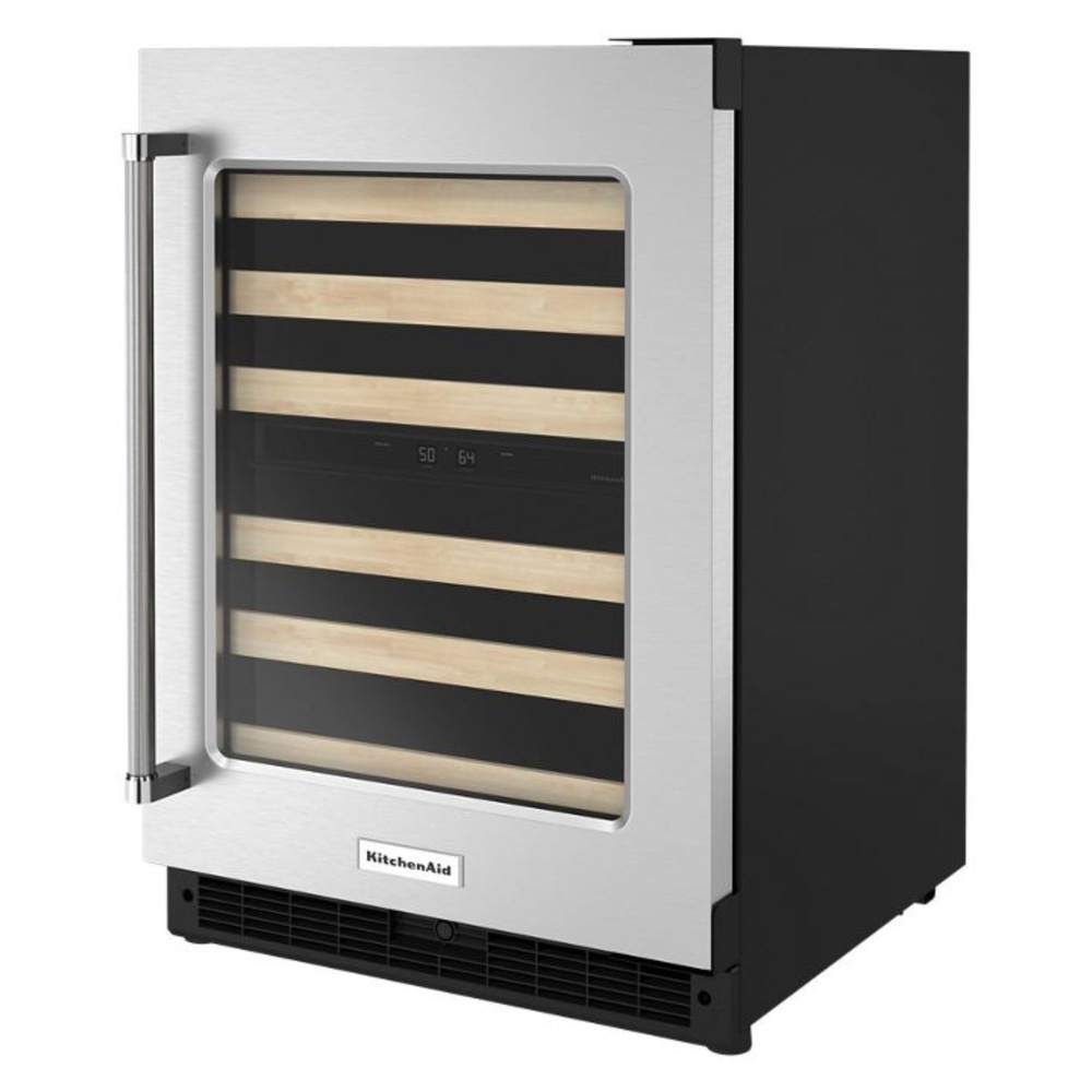 KitchenAid-KUWR214KSB-side tilted view